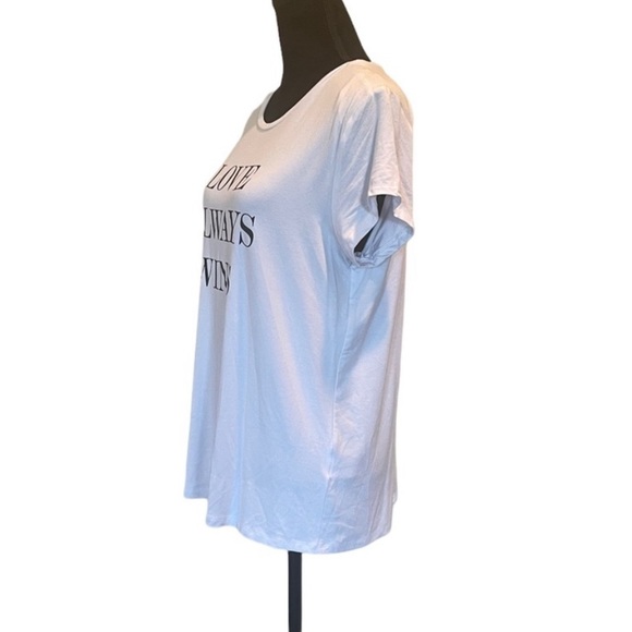 Philosophy NWT white shortsleeve graphic motivational minimal T-shirt size large - Picture 3 of 8